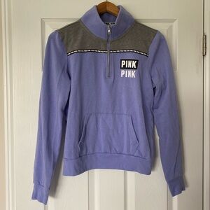 Victoria's secret purple 3/4 zip sweater